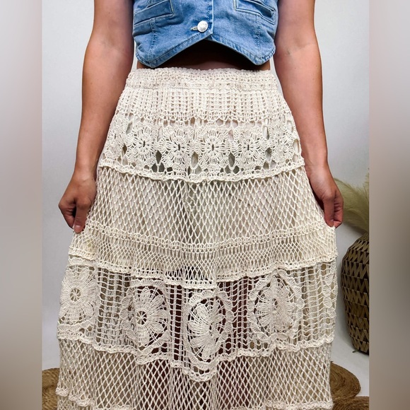 New POL crochet maxi skirt - Picture 11 of 12